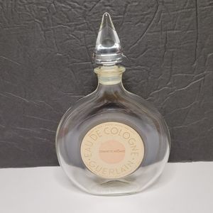 Large Guerlain Chant De Aromes Eau de Cologne EMPTY Vintage 3oz Bottle 60s 70s